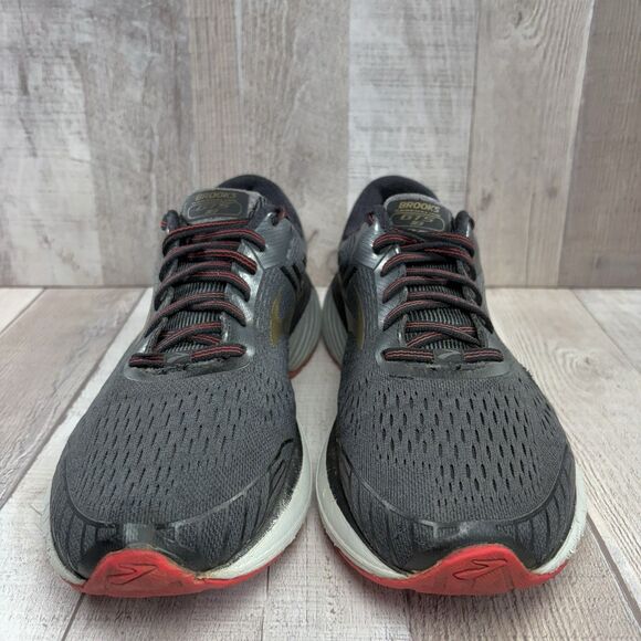 Brooks Adrenaline GTS 18 Men's Size 10 Running Shoes Athletic Sneakers Black - Picture 3 of 16